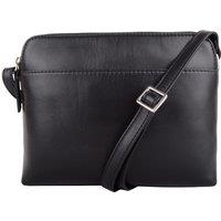 Genuine Soft Leather Crossbody Shoulder Handbag with Adjustable Strap