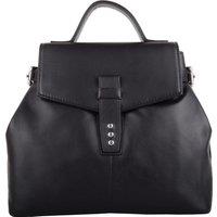 VALITA Women's Premium Soft Genuine Leather Cross Body Shoulder Bag, Detachable Strap in Black