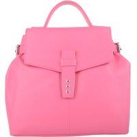 VALITA Women's Premium Soft Genuine Leather Cross Body Shoulder Bag, Detachable Strap in Pink