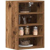 Berkfield Home Hanging Cabinet Old Wood 40x29.5x60 cm Engineered Wood in Brown