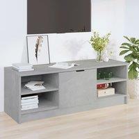 Berkfield Home TV Cabinet Concrete Grey 102x35.5x36.5 cm Engineered Wood