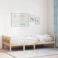 Berkfield Home Children's Bed without Mattress 75x190 cm Solid Wood Pine in Brown