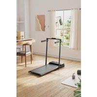 Living and Home Treadmill with Side Handrails and Remote in Black