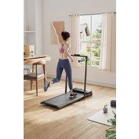 Living and Home Folding Protective Indoor Treadmill in Black