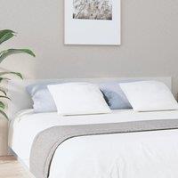 Berkfield Home Bed Headboard White 200x1.5x80 cm Engineered Wood