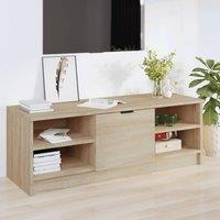 Berkfield Home TV Cabinet Sonoma Oak 102x35.5x36.5 cm Engineered Wood in Brown