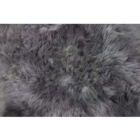 SNUGRUGS Genuine Single Pelt Sheepskin Rug in Grey | Size: 66 cm x 110 cm