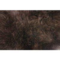SNUGRUGS Genuine Single Pelt Sheepskin Rug in Chocolate | Size: 60 cm x 90 cm
