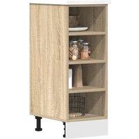 Berkfield Home Bottom Cabinet Sonoma Oak 30x44, 5x81, 5 cm Engineered Wood in Brown