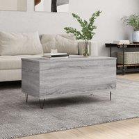 Berkfield Home Coffee Table Grey Sonoma 90x44.5x45 cm Engineered Wood