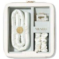 Silk Addict Women's 100% Mulberry Silk Heatless Curlers Set - Ivory