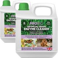 ProKleen Artificial Grass Cleaner Probiotic Based Deodoriser Odour Eliminator Lavender 2L in Clear