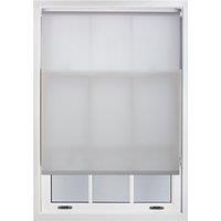 Furnished Grey Daylight Roller Blinds - Trimmable Window Shade | Size: 190 cm width x 165 cm drop