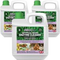 ProKleen Artificial Grass Cleaner Probiotic Based Deodoriser Odour Eliminator Lavender 3L in Clear