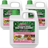 ProKleen Artificial Grass Cleaner Probiotic Based Deodoriser Odour Eliminator Floral 3L in Clear