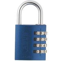 ABUS Mechanical 145 Series Aluminium Combination Padlock in Blue