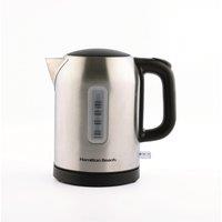 Hamilton Beach Compact 1L Kettle Brushed in Silver