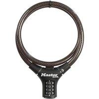 Master Lock Black Steel Rigid Combination Cable 0.9m X 12mm