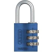 ABUS Mechanical 145 Series Aluminium Combination Padlock in Blue