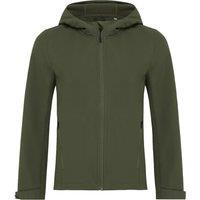 IQONIQ Women's Makalu Polyester Soft Shell Jacket in Green | Size: Medium