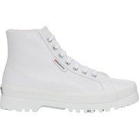 Superga Women's 2341 Alpina Vegan Leather Trainers in White | Size: 3.5