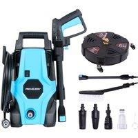 ProKleen Pressure Washer with Fixed Brush & Patio Cleaner Attachment in Black