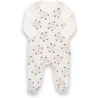 Kite Baby Snuggle Bear Organic Cotton Dungaree Set in Cream | Size: 18-24 m