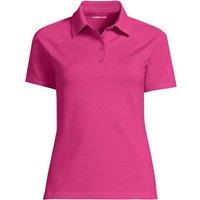 Lands' End Women's Plus Slim Fit Pique Polo Shirt in Light Pink | Size: 14-16