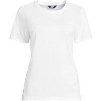 Lands' End Women's Supima Plus Crew Neck T-Shirt in White | Size: 24-26