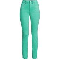 Lands' End Women's Slim Leg Ankle Jeans, High Waisted in Aqua | Size: 18