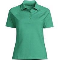 Lands' End Women's Plus Slim Fit Pique Polo Shirt in Green | Size: 20-22
