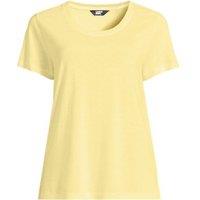 Lands' End Women's Linen Blend T-shirt in Yellow | Size: 16-18