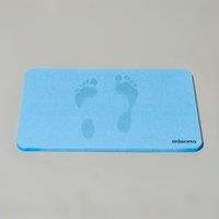 Misona Diatomite Stone Bath Mat in Blue