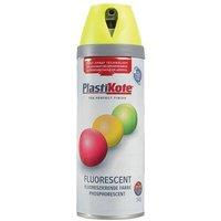Plastikote Twist & Spray Fluorescent Yellow 400Ml