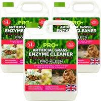 ProKleen Artificial Grass Cleaner Probiotic Based Deodoriser Odour Eliminator Floral 15L in Clear