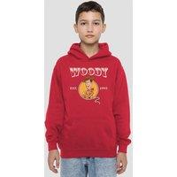 Disney Woody Cowboy Youth Kids Pull-Over Hoodie, Red | Size: 7-8 Years