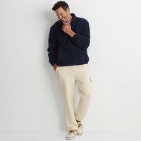 Lands' End Men's Borg Fleece Half Zip Top in Navy | Size: 2XL