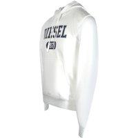 Diesel Men's 1978 Bold Brand Logo White Hoodie | Size: Large