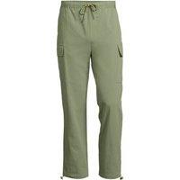 Lands' End Men's Pull-on Cargo Trousers in Pale Green | Size: Medium