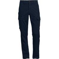 Lands' End Men's Everyday Stretch Cargo Trousers, Straight Fit in Dark Navy | Size: 32R