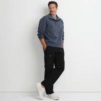 Lands' End Men's Trekking Zip-Off Trousers in Black | Size: 32