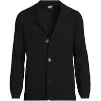 Lands' End Men's Fine Gauge Sweater Blazer in Black | Size: XL
