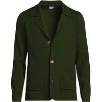 Lands' End Men's Fine Gauge Sweater Blazer in Green | Size: Large