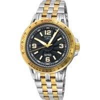Gevril Men's Wind master, Swiss Automatic Watch, Black Dial, 316L Stainless Steel, & Sapphire Crystal