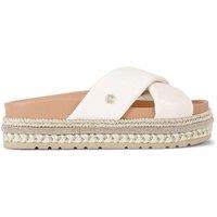 Carvela Women's 'Fascino Flatform' Flats in Cream | Size: 6