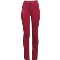 Plus Slim Leg Velvet Jeans, High Waisted
