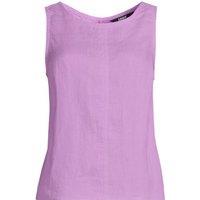 Lands' End Women's Linen Button Back Shell Top in Lilac | Size: 20
