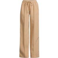 Lands' End Women's Side Stripe Woven Trousers in Camel | Size: 14-16R