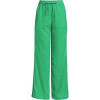 Wide Leg Pull-on Linen Trousers