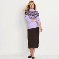 Petite Crinkle Bias Pull-on Midi Skirt